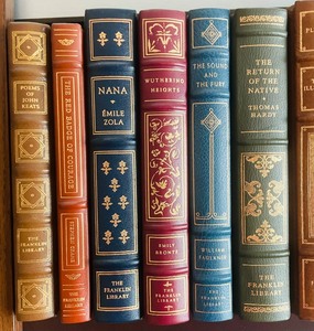 lot 438 image: Beautifully Bound Franklin Library Books