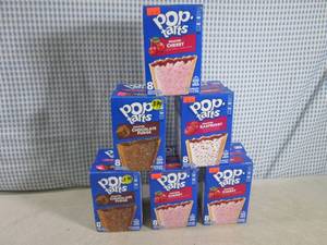 lot 43 image: (B-1) 6 Boxes Pop-Tarts Assorted Fl...