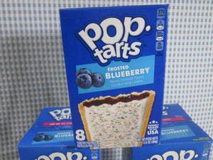 lot 44 image: (B-1) 6 Boxes Frosted Blueberry Pop...