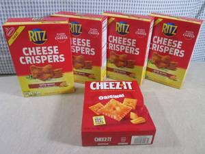 lot 48 image: (B-1) 4 Boxes Ritz Cheese Crispers ...