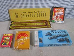 lot 79 image: (BS) Vintage Cribbage Board and Oth...