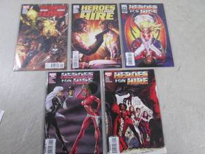 lot 95 image: (C-4) 10 Marvel Heroes For Hire Com...