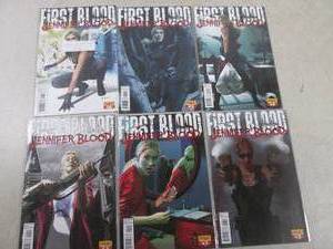 lot 97 image: (C-4) 6 Dynamite Comics First Blood...