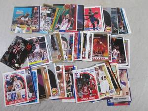 lot 105 image: (CNTR) Lot of 80 Star Basketball Ca...