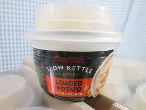 lot 133 image: (B-2) 12 Single Serve Campbells Slo...