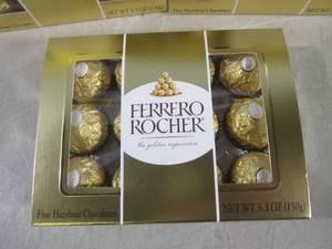 lot 147 image: (B-3) 3 Packs of Ferrero Rocher Fin...