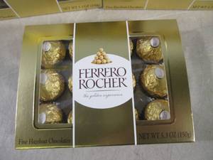 lot 149 image: (B-3) 3 Packs of Ferrero Rocher Fin...
