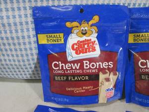 lot 154 image: (B-1) 6 Bags Dog Beef Flavor Chew B...