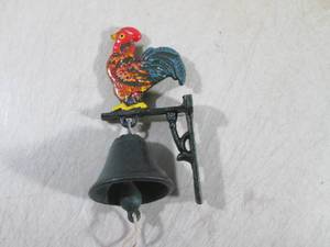 lot 158 image: (EC1) Cast Iron Bell and Wall Mount...