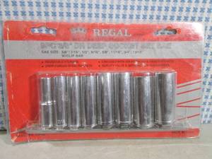lot 180 image: (H-1) Regal 8pc 38 Drive Deep Soc...