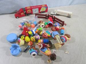 lot 187 image: (CSB) Assorted Toy Figures and Truc...