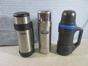 lot 188 image: (BS) 3 Thermos Bottles...