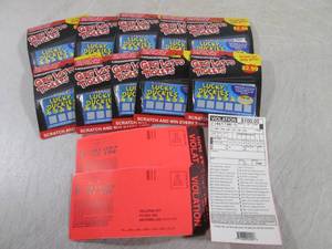 lot 193 image: (EC1) 10 Gag Lottery Tickets and 11...