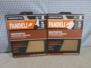 lot 209 image: (EC1) 2 Packs of Sandpaper Assorted...