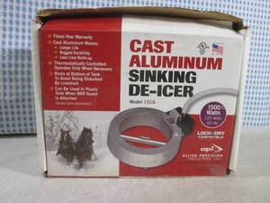 lot 212 image: (CSB) Cast Aluminum Sinking De-Icer...