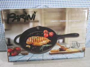 lot 233 image: (F-0) Parini Pre-Seasoned 10 Cast ...