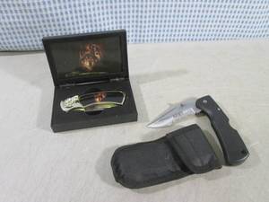 lot 239 image: (EC1) Wolf Decorative Box Knife and...