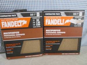 lot 301 image: (BSB) 2 Packs of Sandpaper - Assort...