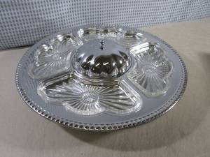 lot 311 image: (F-1) Hellerware Lazy Susan Serving...