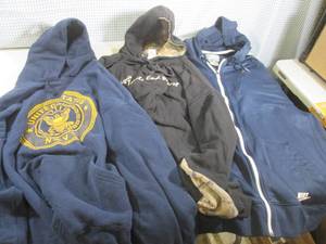 lot 313 image: (F-1) Hoodies - US Navy XL - Nike X...