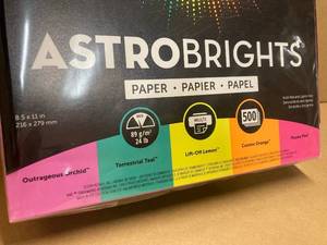 Astrobrights Copy Paper