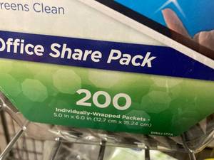 Touch Screen Wipes