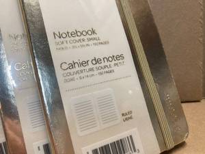 Small Gold Notebooks
