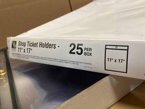 Large Shop Ticket Holders