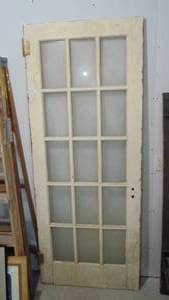 Single Painted French Door