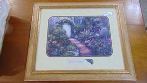Gold Frame Garden Print