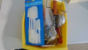 Container of Kitchen Utensils