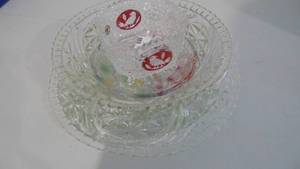 4-Glass Serving Pieces