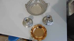 4-Pieces of Silverplate and Pewter