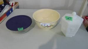 Pryex, Vintage Bowl, Milkglass Candy Dish