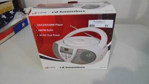 GPX Cd Boombox in Box