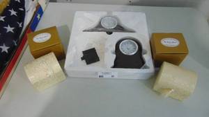 Battery Clock and Jewelry Boxes