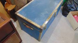 Vintage Blue Trunk