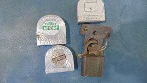 3-Vintage Tape Measures and One Old Lock