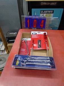 Flat of tools. As shown.