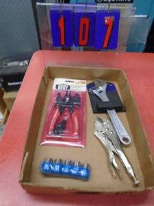 Flat of tools. As shown.