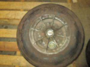 4 tires and wheels that came from a...