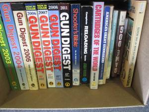 box of gun digest, shooters bible a...
