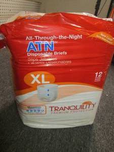 3 bags of overnight disposable brie...