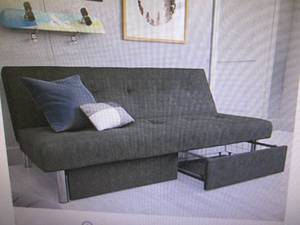 DHP Sydney Convertible Futon Sofa B...