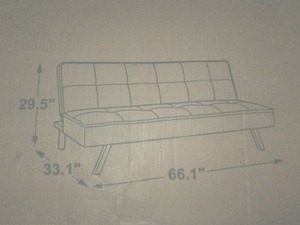 serta dream convertible brown open ...
