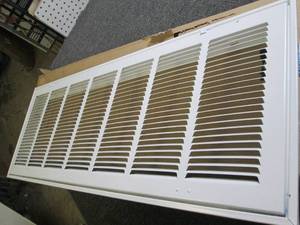 39 inch x 15 inch white vent ...