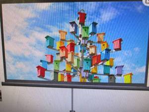 Projector Screen with Stand, HYZ 12...