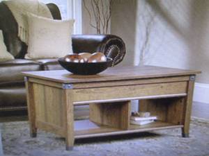 Sauder Carson Forge Lift-Top Coffee...