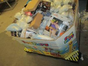 pallet of halloween items ...