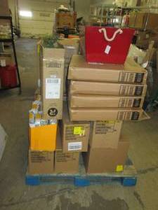 pallet of halloween items ...